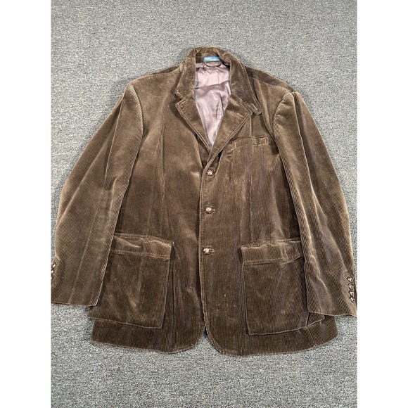Vintage Polo Ralph Lauren Corduroy Blazer Jacket Men's XXL 2XL